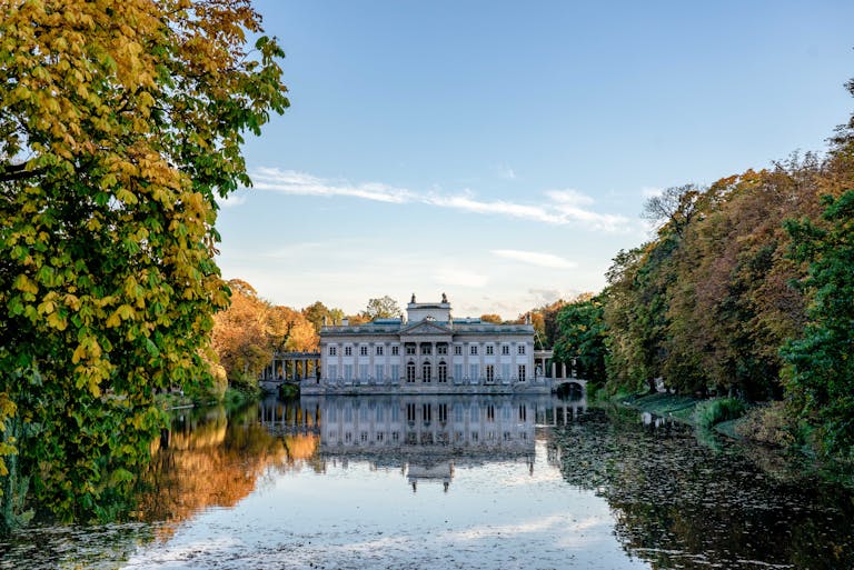 Palace on the Isle in Lazienki Park, Warsaw, Poland